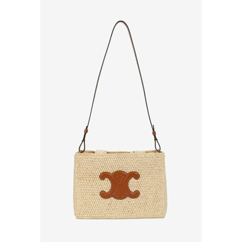 CELINE 25SS 拉菲草小牛皮 Tais Cabas 小號包 116302FF7 04LU 1605