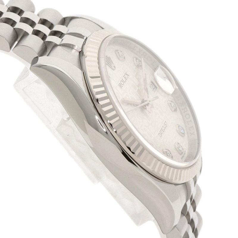 勞力士 116234G Datejust 男士十鑽腕錶，精鋼/SS/18K 白金材質-5