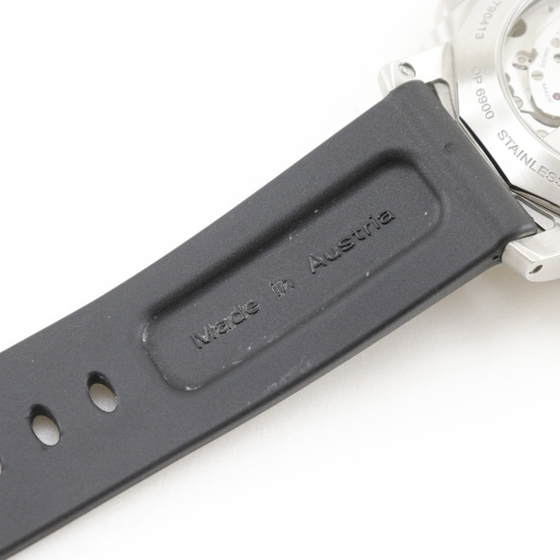 沛納海 Luminor Marina 男士腕錶 OP6900 機芯 P9000 PAM00312 不鏽鋼與橡膠錶帶 自動上鍊 小秒針 黑色錶盤-9