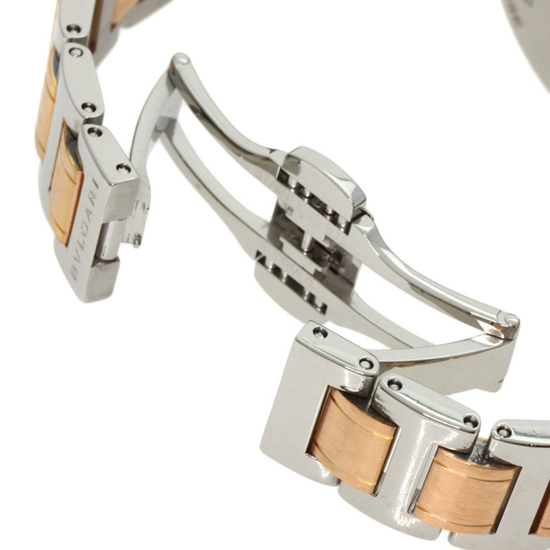 寶格麗 BBLP26SG 女士腕錶，精鋼/SSx18KPG/18KPG-7