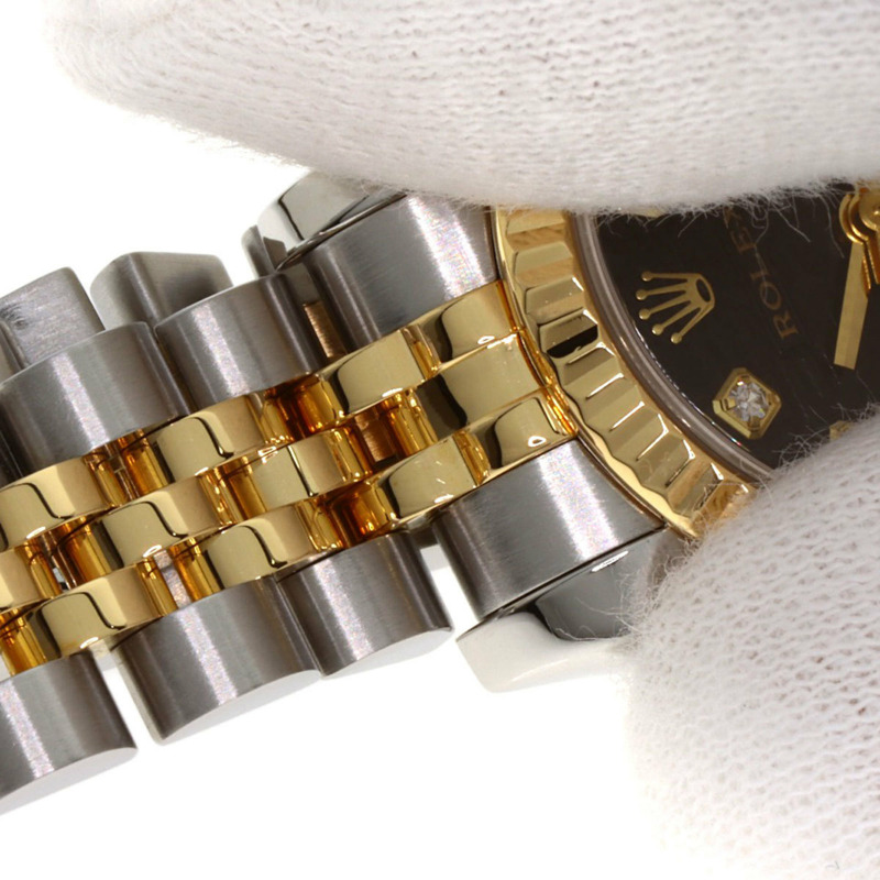 勞力士 179173G Datejust 10P 鑲鑽腕錶 不鏽鋼/SSx18K黃金/18K黃金 女士勞力士-17