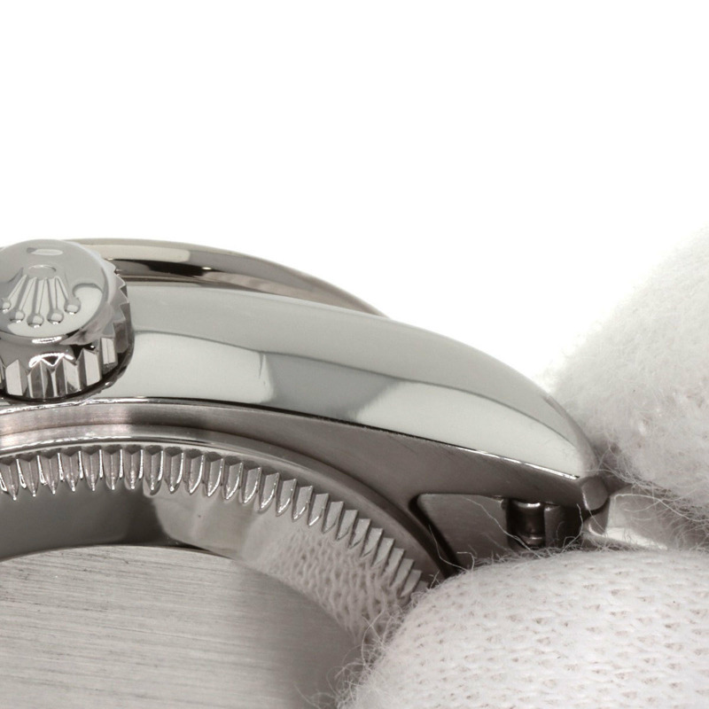 勞力士 179384G Datejust 10 件組鑲鑽錶圈腕錶，精鋼/SS/18K 白金材質，鑲鑽，女士款-9