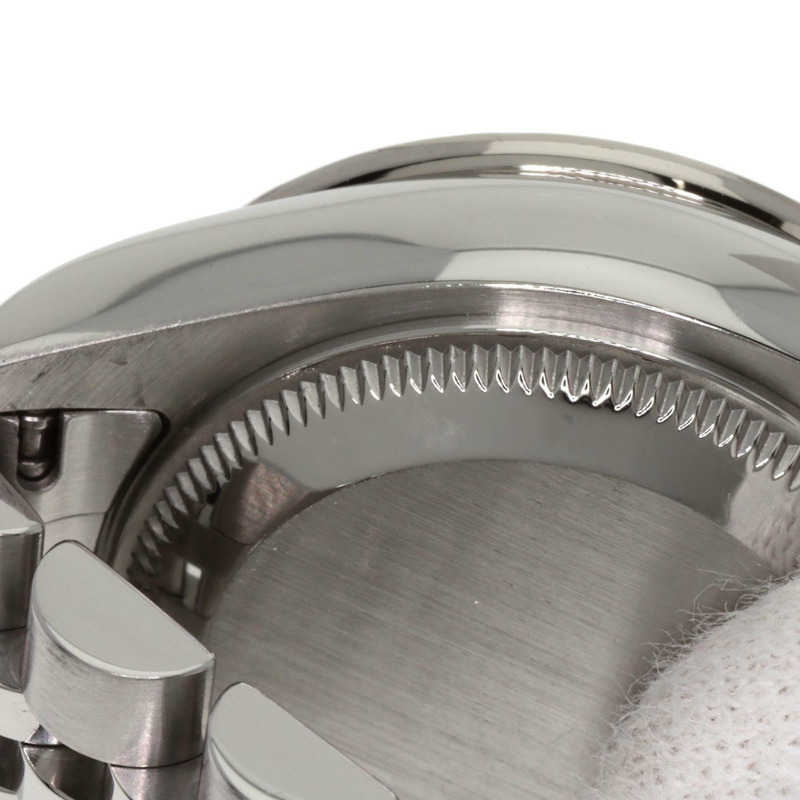 勞力士 179384G Datejust 10 件組鑲鑽錶圈腕錶，精鋼/SS/18K 白金材質，鑲鑽，女士款-11