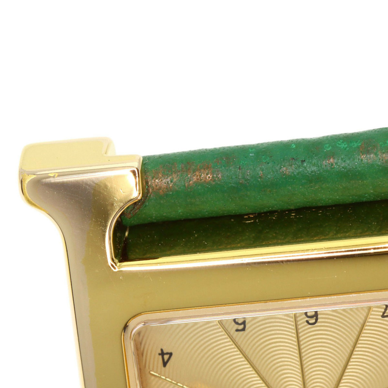 愛馬仕 HH1.201 H 女士腕錶,鍍金/皮革-23