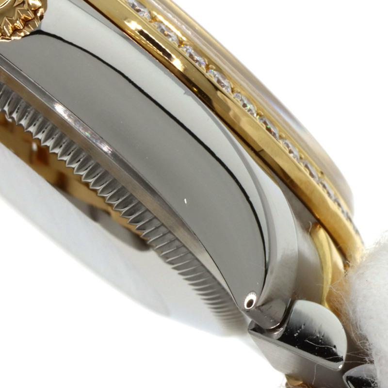 勞力士 116243G Datejust 10P 鑲鑽錶圈腕錶，精鋼/SSx18KG 錶殼，鑲鑽，男士腕錶-11