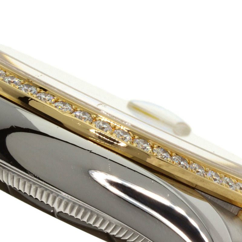 勞力士 116243G Datejust 10P 鑲鑽錶圈腕錶，精鋼/SSx18KG 錶殼，鑲鑽，男士腕錶-24