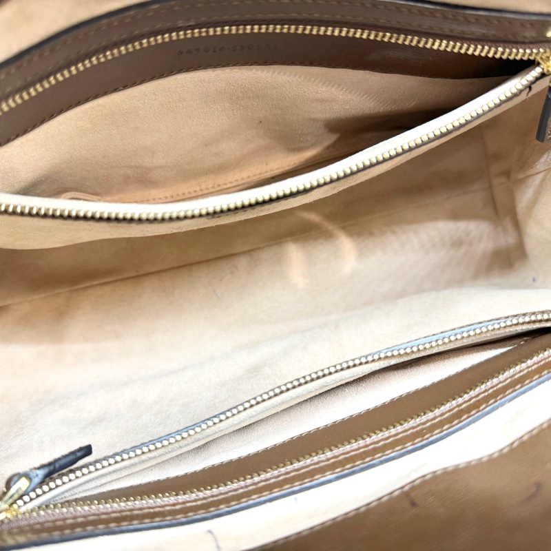 GUCCI原花拼棕牛皮Jackie1961手提托特包649016-19