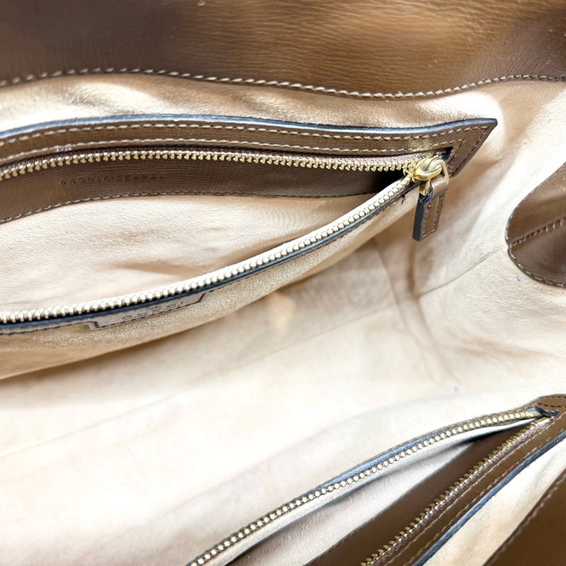 GUCCI原花拼棕牛皮Jackie1961手提托特包649016-22