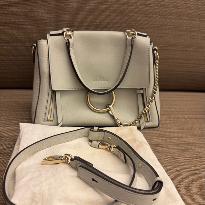 CHLOE faye daye M airy grey 購整齊全-3