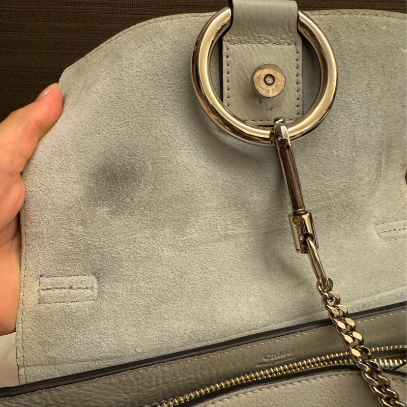 CHLOE faye daye M airy grey 購整齊全-6