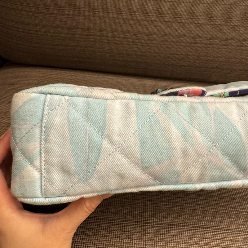 CHANEL 丹寧印染JUMBO 29開 彩繩-8