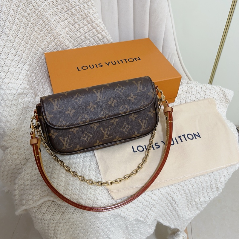 LOUIS VUITTON＊Wallet on Chain Ivy＊製造日期2024/08/26＊贈內膽包防磨扣-0