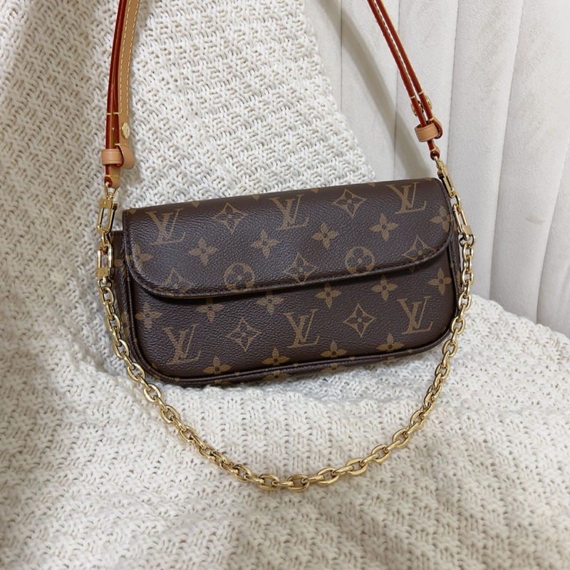 LOUIS VUITTON＊Wallet on Chain Ivy＊製造日期2024/08/26＊贈內膽包防磨扣-10