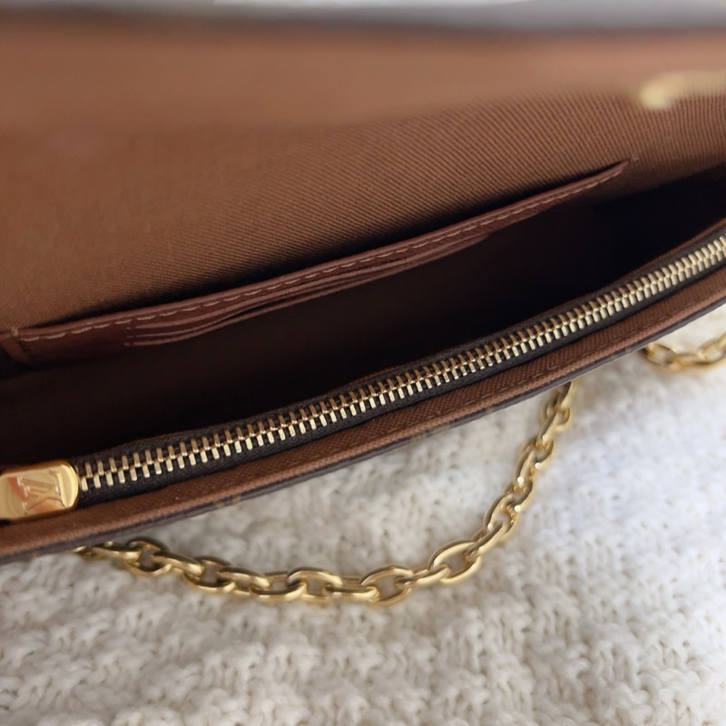 LOUIS VUITTON＊Wallet on Chain Ivy＊製造日期2024/08/26＊贈內膽包防磨扣-14