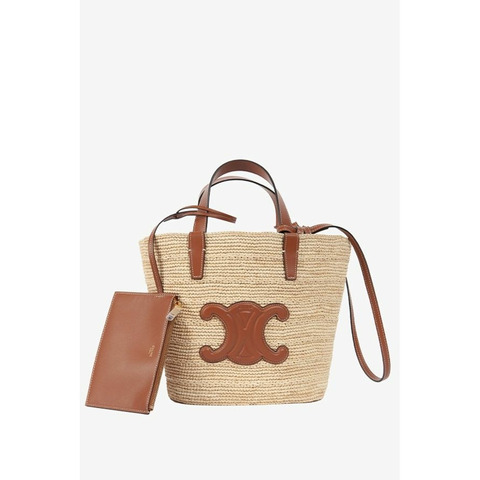 CELINE 25SS 拉菲草薄款經典馱包 115802FF7 04LU 1437