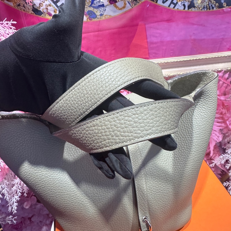 Hermes 22cm菜籃子/王吉娜古董精品-3