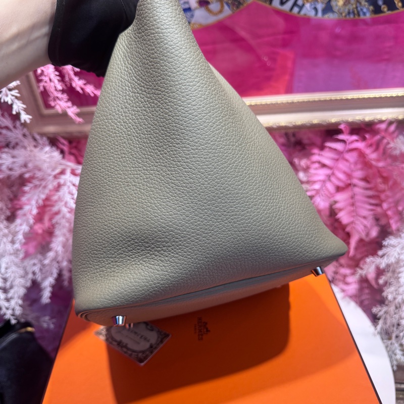 Hermes 22cm菜籃子/王吉娜古董精品-4