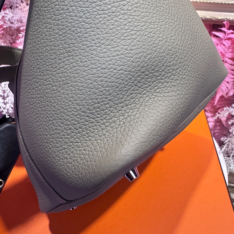 Hermes 22cm菜籃子/王吉娜古董精品-7