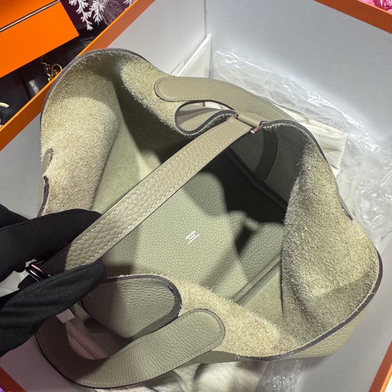 Hermes 22cm菜籃子/王吉娜古董精品-9