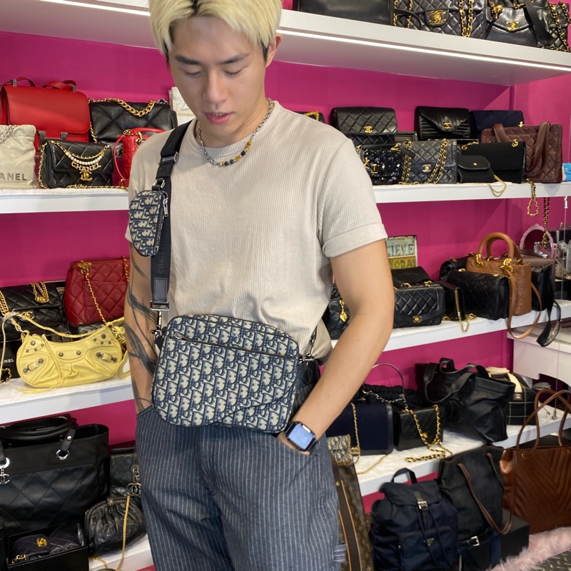 Dior 三合一斜背包/王吉娜古董精品-1