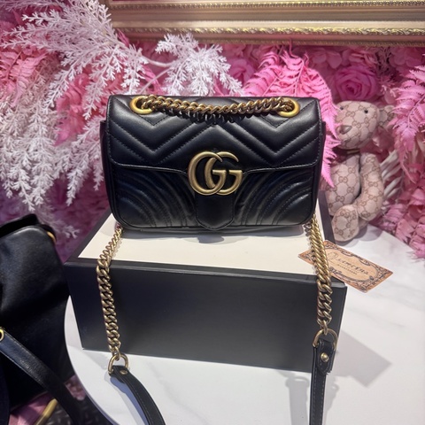 Gucci 馬蒙斜背包/王吉娜古董精品
