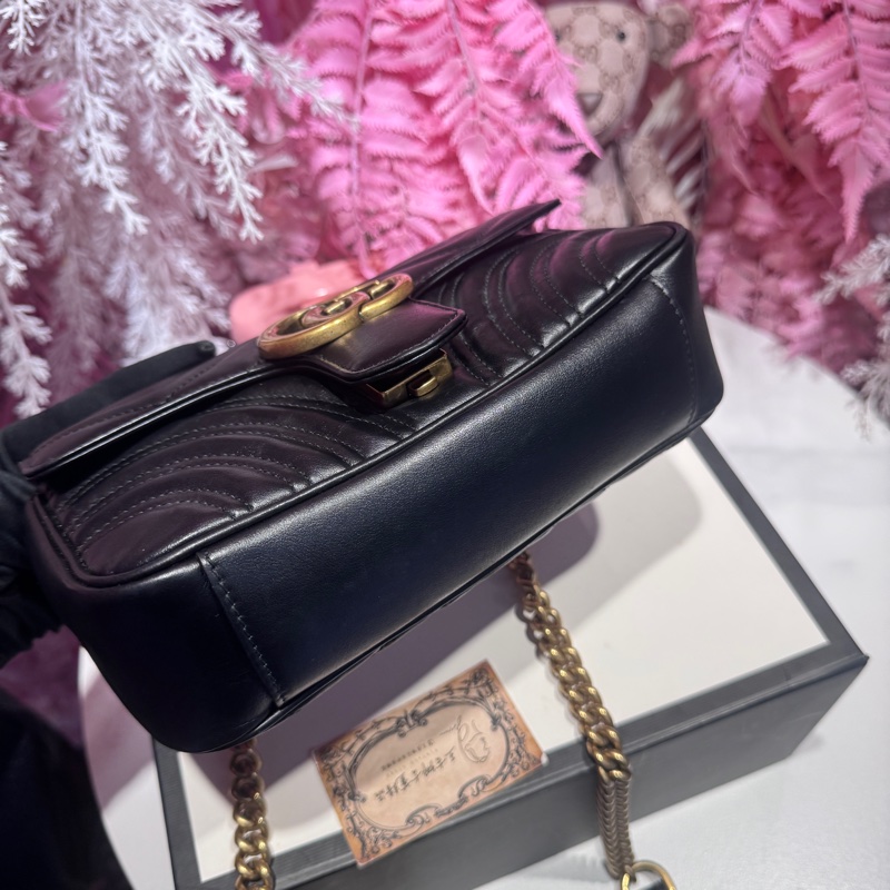 Gucci 馬蒙斜背包/王吉娜古董精品-4