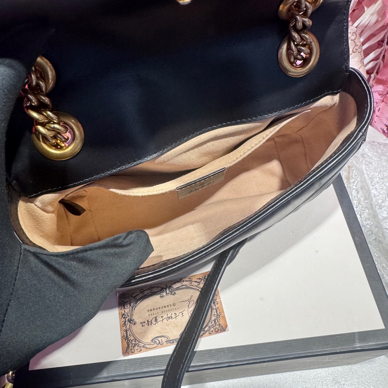Gucci 馬蒙斜背包/王吉娜古董精品-8