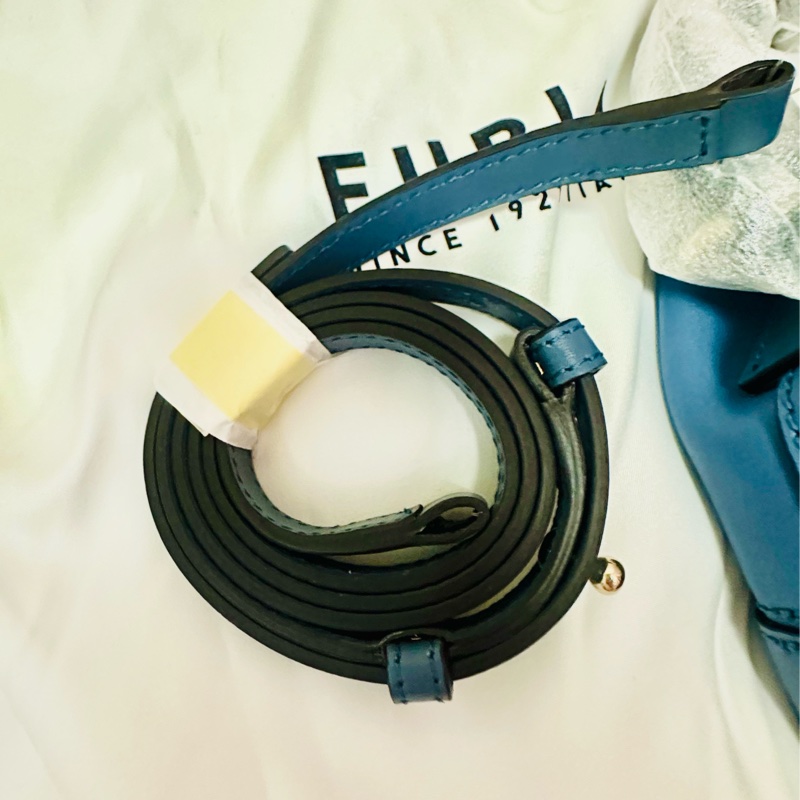 Furla Sfera 牛仔皮質小號水桶包-10