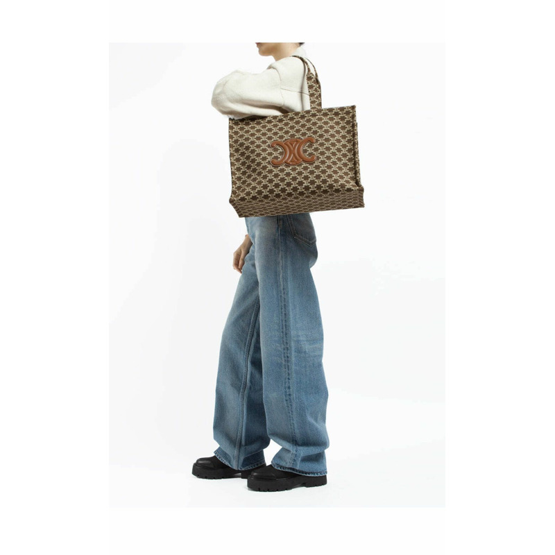 CELINE 紡織品大號 Cabas 包 196762FOK 19BR 1435-5