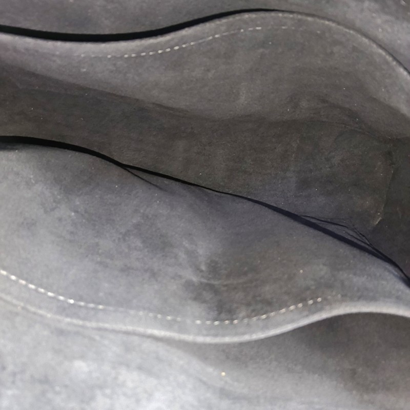 LOUIS VUITTON PORTE-DOCUMENTS 藍色塗層帆布棋盤格 電腦公事包 銀色五金可拆卸肩帶-12