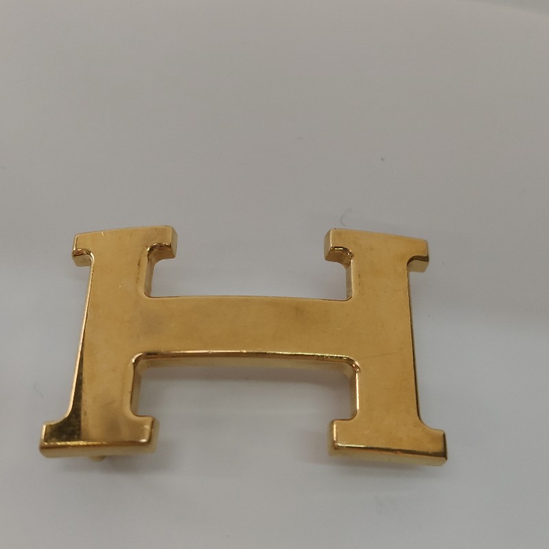 HERMES 牛皮拼色H皮帶 雙面腰帶-6