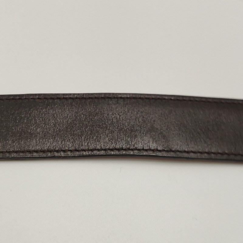 HERMES 牛皮拼色H皮帶 雙面腰帶-11