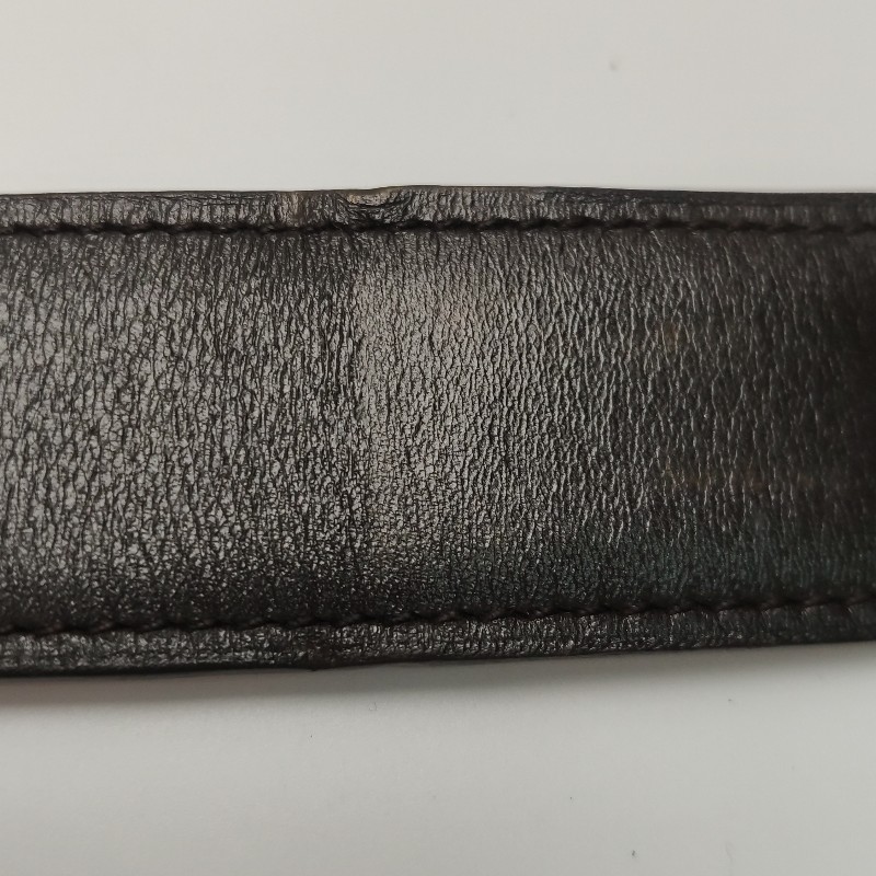 HERMES 牛皮拼色H皮帶 雙面腰帶-13