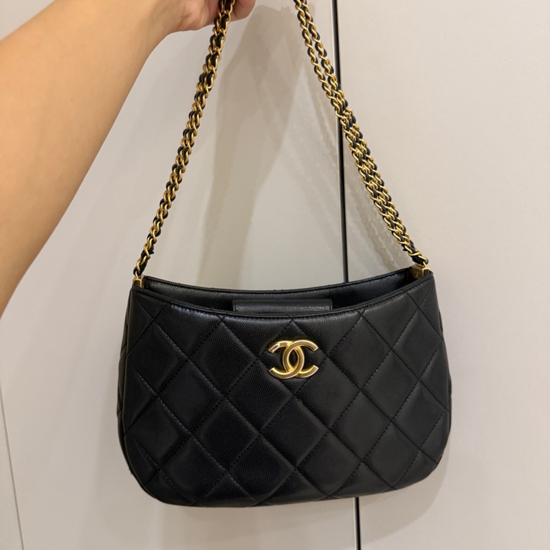 Chanel 三層鏈hobo包-5