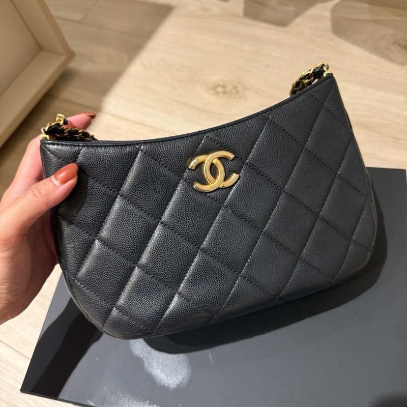 Chanel 三層鏈hobo包-6