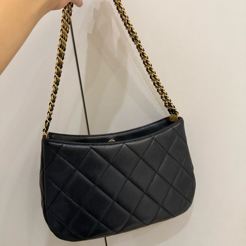 Chanel 三層鏈hobo包-8