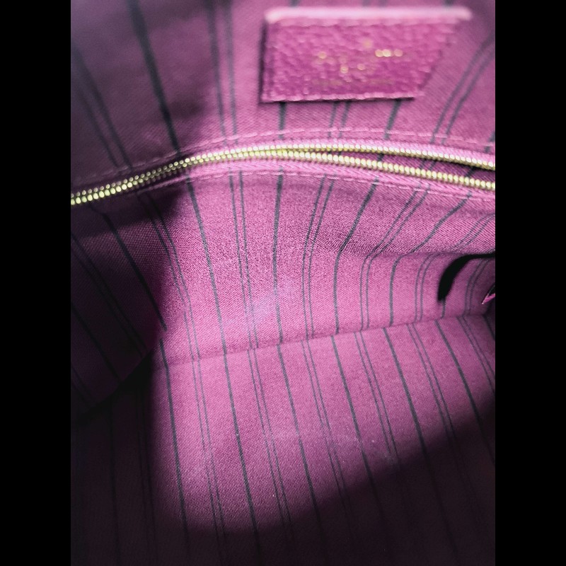 LV speedy25酒紅色手提包-24