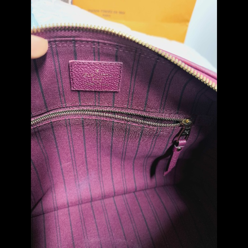 LV speedy25酒紅色手提包-25