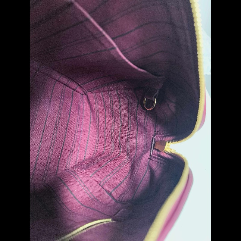 LV speedy25酒紅色手提包-28