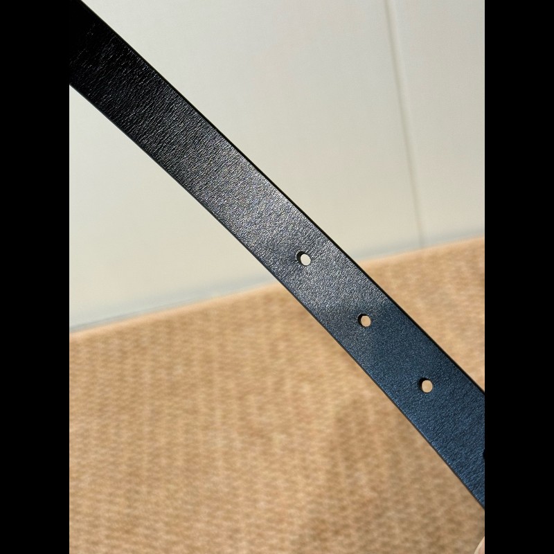 DIOR 迪奧 純色設計 經典熱門款 小牛皮 皮帶 腰帶 女款 黑色-8