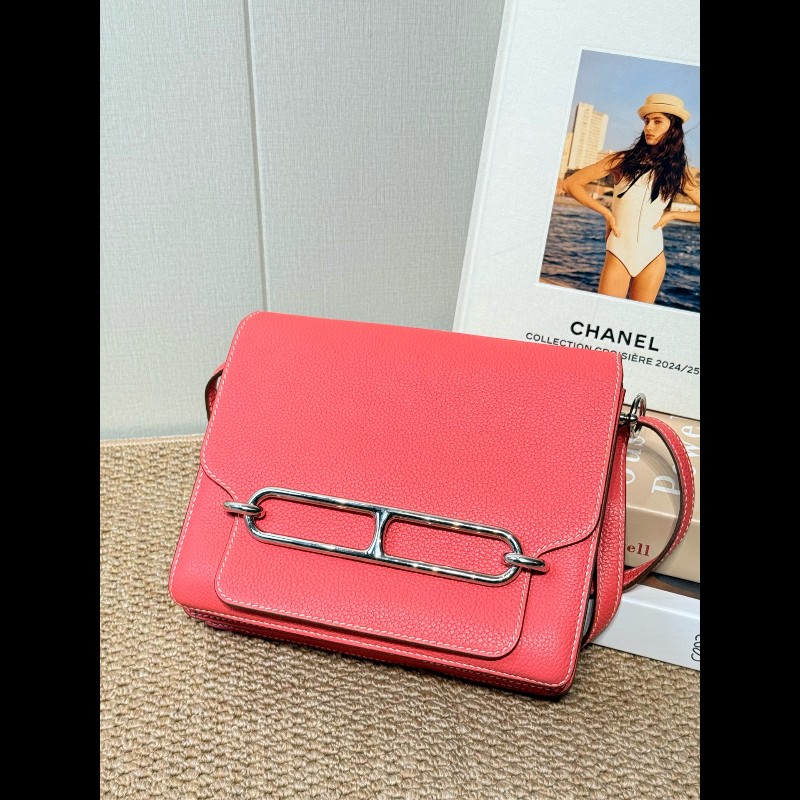 Hermes roulis23豬鼻子 德克薩斯粉 銀扣 EV皮-0