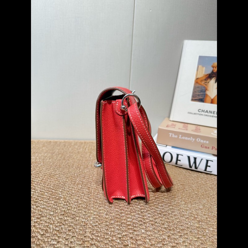 Hermes roulis23豬鼻子 德克薩斯粉 銀扣 EV皮-5