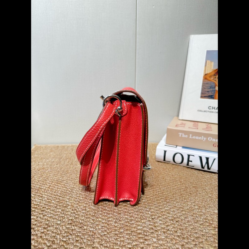 Hermes roulis23豬鼻子 德克薩斯粉 銀扣 EV皮-6