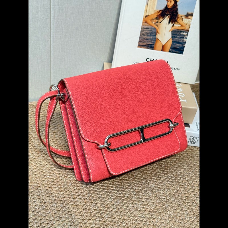 Hermes roulis23豬鼻子 德克薩斯粉 銀扣 EV皮-7