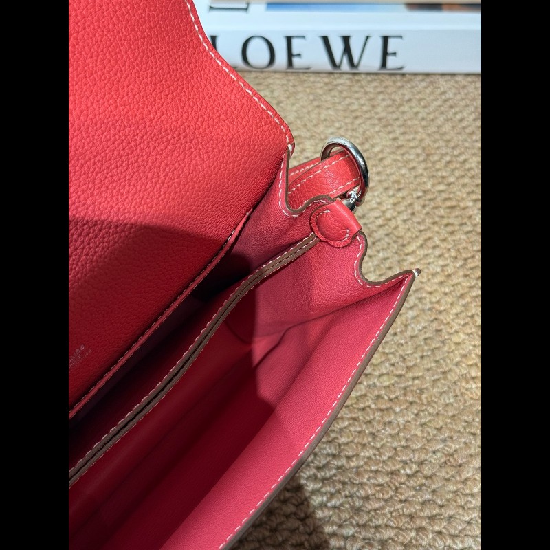 Hermes roulis23豬鼻子 德克薩斯粉 銀扣 EV皮-10