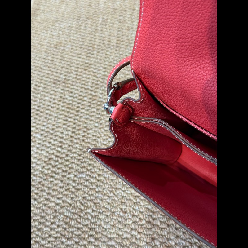 Hermes roulis23豬鼻子 德克薩斯粉 銀扣 EV皮-11