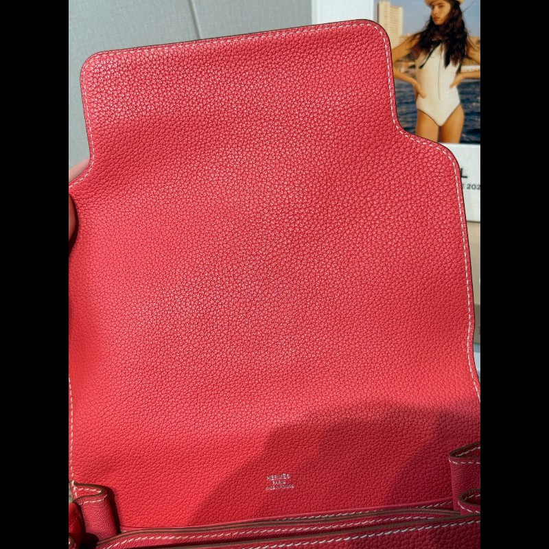 Hermes roulis23豬鼻子 德克薩斯粉 銀扣 EV皮-12