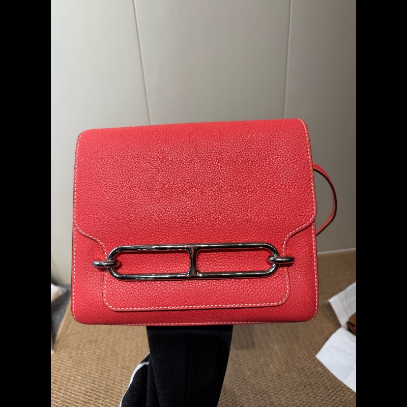 Hermes roulis23豬鼻子 德克薩斯粉 銀扣 EV皮-16