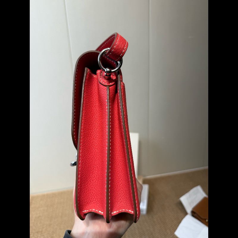 Hermes roulis23豬鼻子 德克薩斯粉 銀扣 EV皮-21