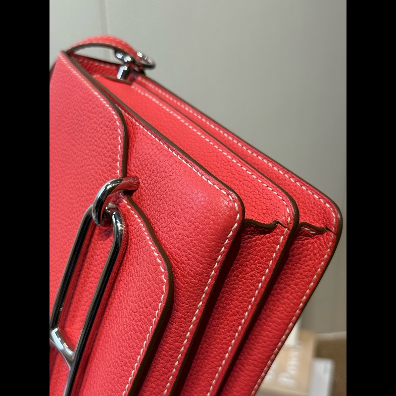 Hermes roulis23豬鼻子 德克薩斯粉 銀扣 EV皮-23